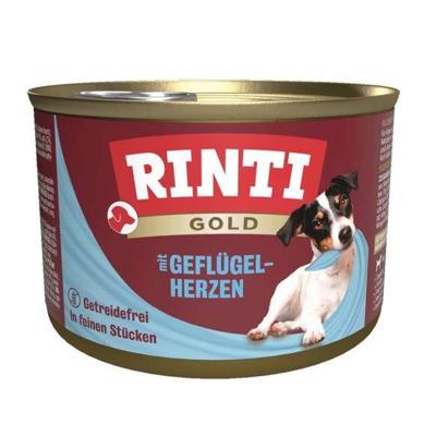 RINTI Gold Poultry hearts - natvoer voor honden - 185g
