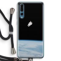 Alone in Space: Huawei P20 Pro Transparant Hoesje met koord