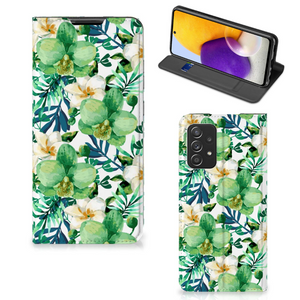 Samsung Galaxy A72 (5G/4G) Smart Cover Orchidee Groen