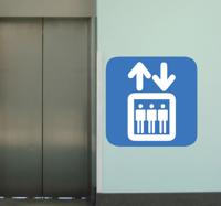 Sticker teken lift