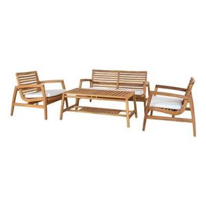 House Nordic - Tuin Lounge Set Santander Teak Naturel