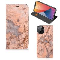 iPhone 12 | iPhone 12 Pro | Standcase | Marmer Oranje