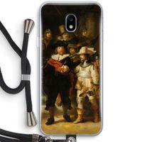 De Nachtwacht: Samsung Galaxy J3 (2017) Transparant Hoesje met koord