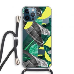 Fantasie jungle: iPhone 12 Pro Transparant Hoesje met koord