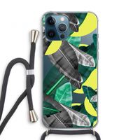 Fantasie jungle: iPhone 12 Pro Transparant Hoesje met koord
