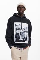 Collage motor sweatshirt - BLACK - XL