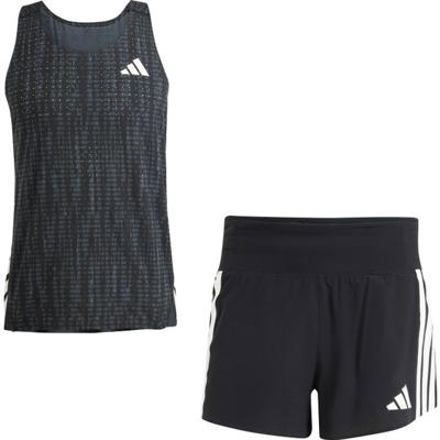 adidas Adizero Singlet Short 5&apos;&apos; Set Heren