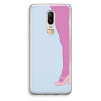 Pink panty: OnePlus 6 Transparant Hoesje