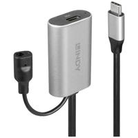 LINDY 43271 USB-kabel USB 3.2 Gen1 USB-C stekker, USB-C bus 5.00 m Zwart