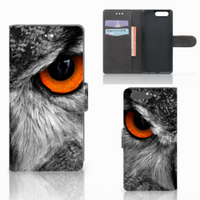 Huawei P10 Telefoonhoesje met Pasjes Uil - thumbnail