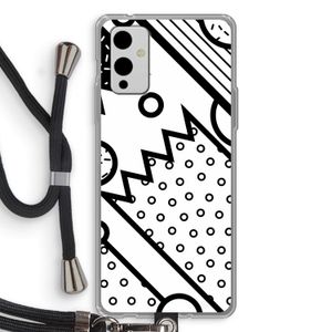 Pop Art #4: OnePlus 9 Transparant Hoesje met koord