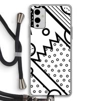 Pop Art #4: OnePlus 9 Transparant Hoesje met koord