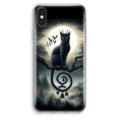 Moonlight Companions: iPhone XS Max Transparant Hoesje