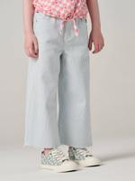 Meisjes van katoen blauw, gestreept