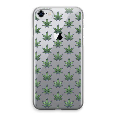 Weed: iPhone 8 Transparant Hoesje