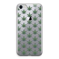 Weed: iPhone 8 Transparant Hoesje