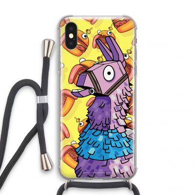 Loot Burger: iPhone XS Transparant Hoesje met koord