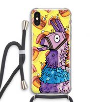 Loot Burger: iPhone XS Transparant Hoesje met koord