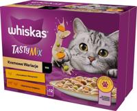 WHISKAS Tasty Mix - nat kattenvoer - 12x85g