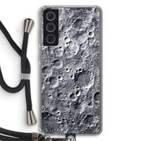 Maanlandschap: Samsung Galaxy S21 FE Transparant Hoesje met koord Maanlandschap: Samsung Galaxy S21 FE Transparant Hoesje met koord