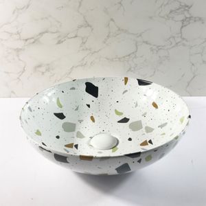 Waskom AquaSplash Raja Rond 40x12 cm Terrazzo Aquasplash