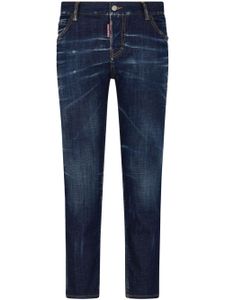 DSQUARED2 jean Skater à coupe slim - Bleu