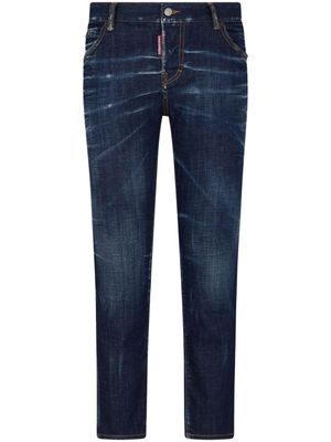 DSQUARED2 jean Skater à coupe slim - Bleu