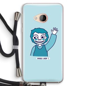 Zwaai: HTC U Play Transparant Hoesje met koord
