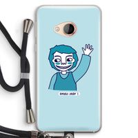 Zwaai: HTC U Play Transparant Hoesje met koord