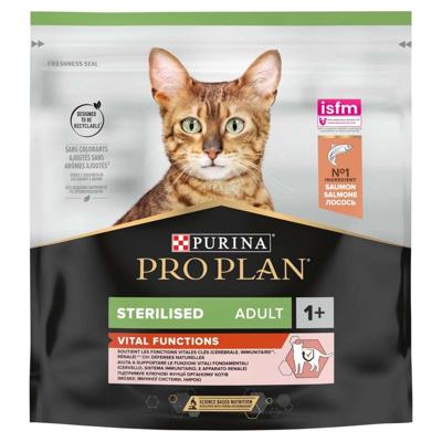 PURINA Pro Plan Sterilised Vital Functions Salmon - droog kattenvoer - 400g