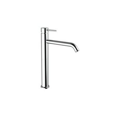Plieger Napoli wastafelkraan verhoogd m. vaste uitloop cold start chroom 500417PLI20CR