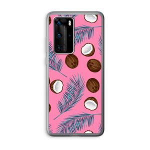 Kokosnoot roze: Huawei P40 Pro Transparant Hoesje