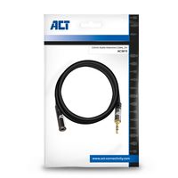 ACT AC3615 audio kabel 2 m 3.5mm Zwart - thumbnail