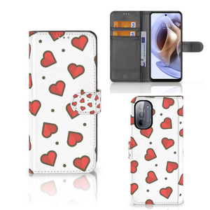 Motorola Moto G31 | G41 Telefoon Hoesje Hearts