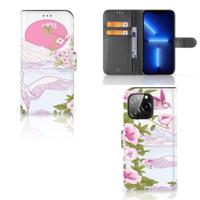 iPhone 13 Pro | Telefoonhoesje | Met pasjeshouder | Bird Standing