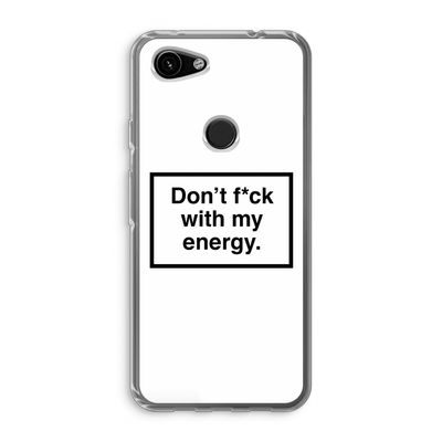 My energy: Google Pixel 3a Transparant Hoesje