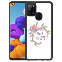 Samsung Galaxy A21s | Bumper Hoesje | Boho Text
