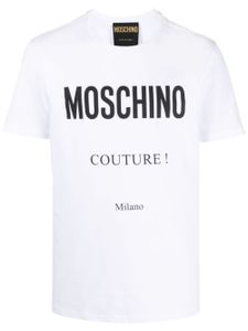 Moschino t-shirt à logo imprimé - Blanc