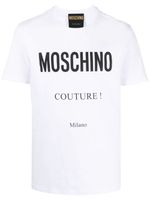 Moschino t-shirt à logo imprimé - Blanc