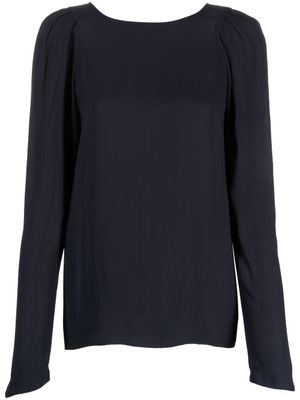 Nº21 blouse à détails plissés - Bleu