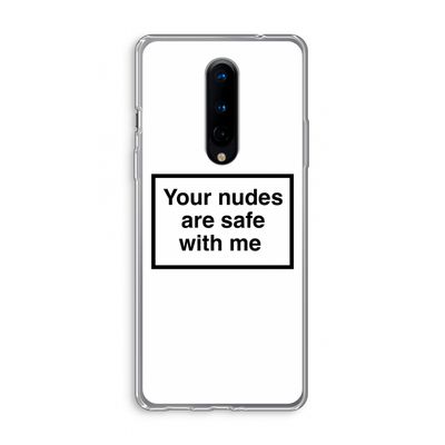 Safe with me: OnePlus 8 Transparant Hoesje