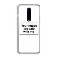 Safe with me: OnePlus 8 Transparant Hoesje