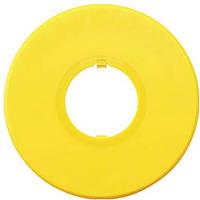 Idec HW Emergency Stop Series Markeringsplaatje (Ø x l) 60 mm x 1.5 mm Geel 1 stuk(s)