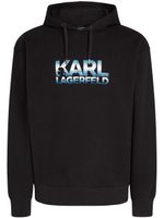 Karl Lagerfeld hoodie à logo imprimé - Noir - thumbnail