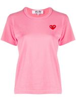 Comme Des Garçons Play t-shirt à imprimé cœur - Rose - thumbnail