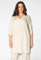 Yoek Tuniek met parels | Bruin | Maat 54/56 Yoek Tuniek met parels | Bruin | Maat 54/56