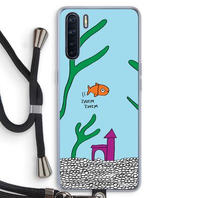 Aquarium: Oppo A91 Transparant Hoesje met koord