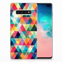 Samsung Galaxy S10 Plus | TPU bumper | Geruit