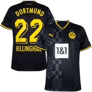 Borussia Dortmund Shirt Uit 2022-2023 + Bellingham 22
