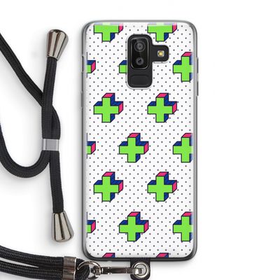 8-bit N°10: Samsung Galaxy J8 (2018) Transparant Hoesje met koord